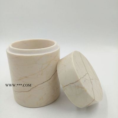 大理石工藝品 首飾收納盒首飾盒桌面首飾器皿大理石工藝品盒