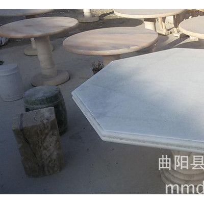 石雕石桌石凳 漢白玉大理石石桌石凳 戶外石桌定做 直銷