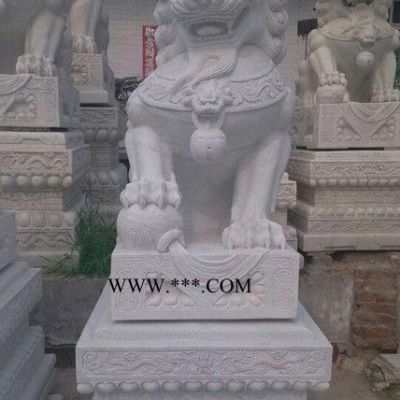 曲陽石雕石獅子 大理石青石獅子大型現(xiàn)代獅子 招財(cái)石獅子擺件