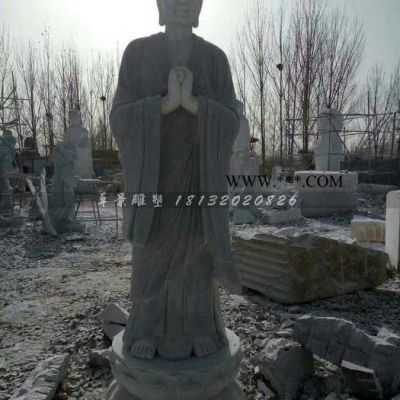 大理石羅漢像雕塑 寺廟佛像石雕