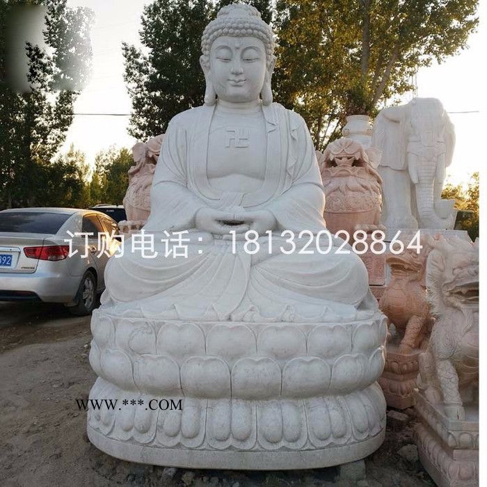 如來佛，大理石坐式如來佛