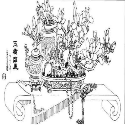 惠安廠家大理石人物花草浮雕壁畫荷花植物別墅掛壁庭院門口裝飾