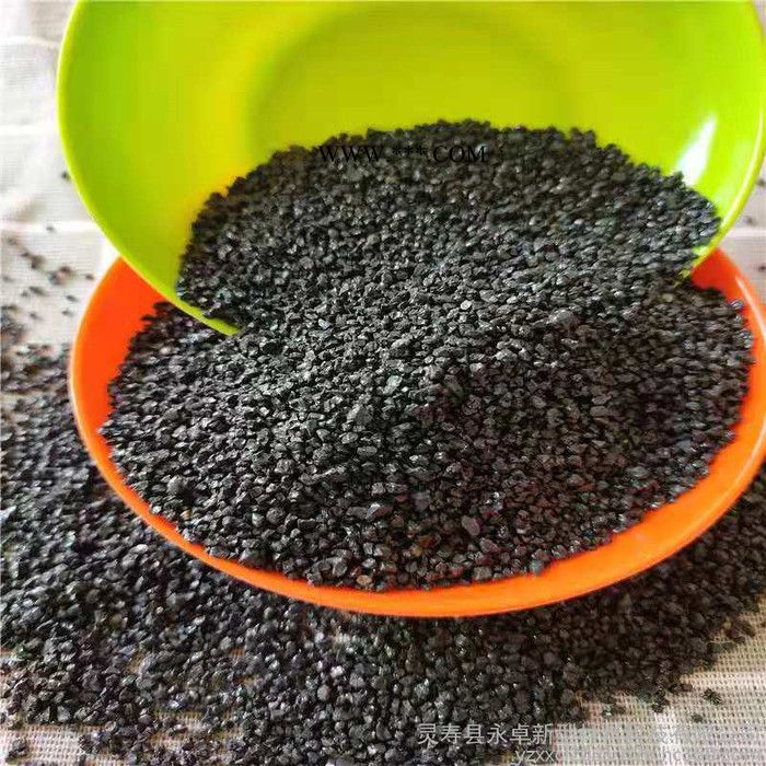 永卓供應拋光研磨用黑剛玉磨料 耐磨金剛砂地坪 黑色石英砂 金剛砂
