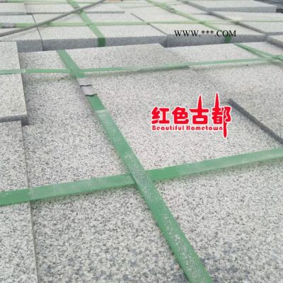 佛山紅色古都 廠家批發(fā)大理石花崗巖瓷磚芝麻白磨光 可訂制 量大