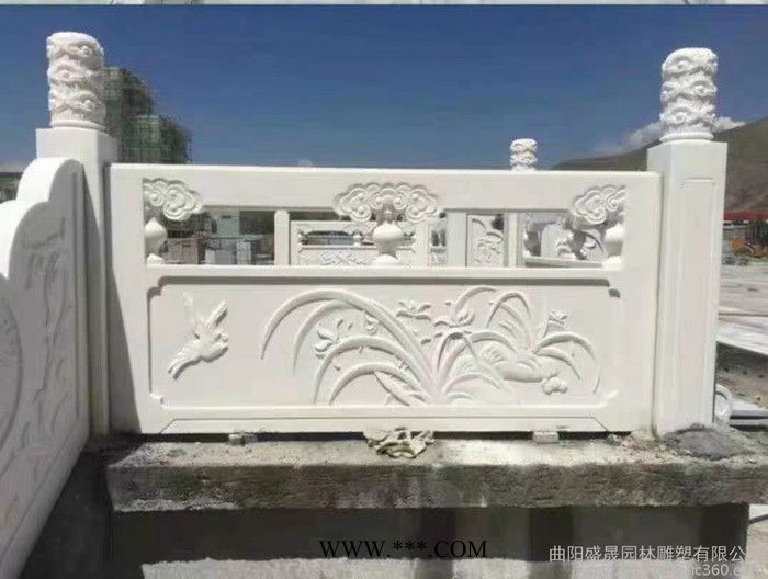 盛晟 大理石欄桿 橋梁庭院寺廟大理石欄桿 支持定做