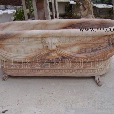 石雕浴盆 漢白玉浴盆 大理石浴盆 工藝浴盆  浴盆