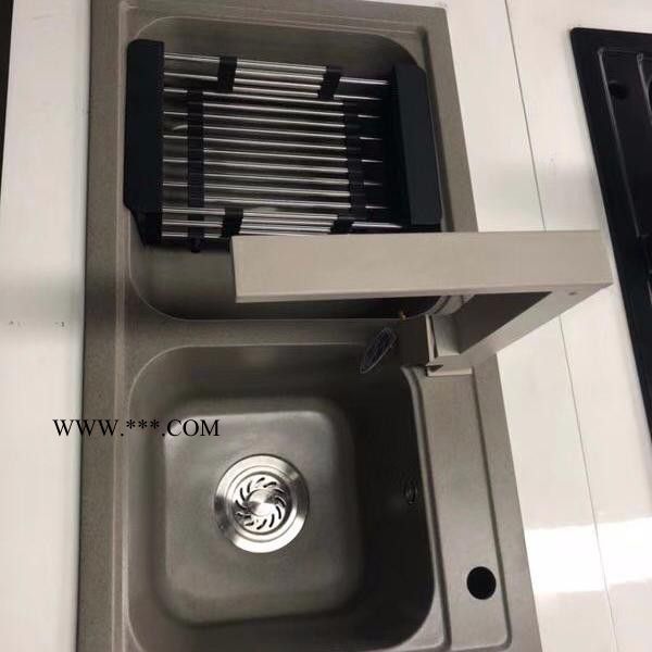 花崗石水槽、豪華廚柜花崗石水槽、廣東花崗石水槽，刮不花免維護(hù)
