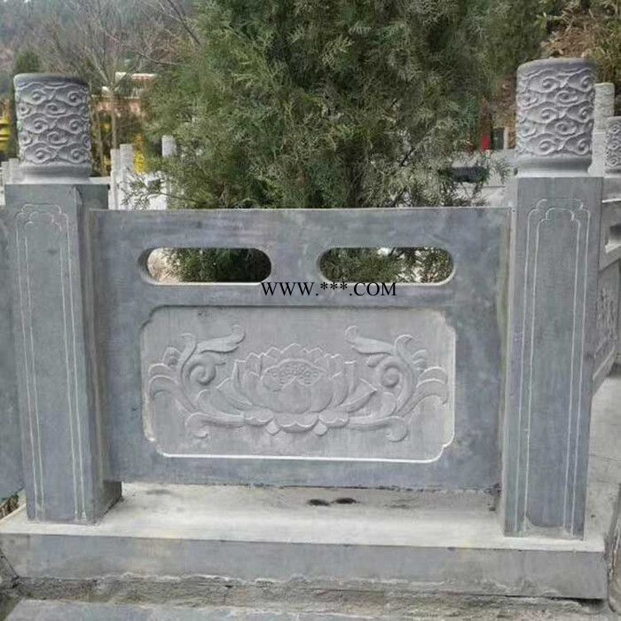 創(chuàng)藝石業(yè) 大理石欄桿浮雕石欄桿 公園中式石欄桿