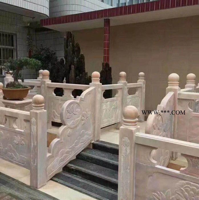 廠家批發(fā)  大理石欄桿 河道石欄桿廠家 石欄桿定制