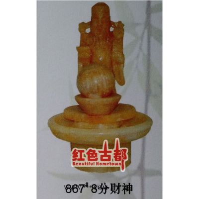廠家訂制 天然大理石 花崗巖雕刻畫 園林風(fēng)水球雕刻