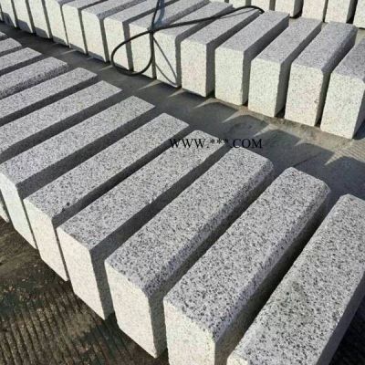 湖北幻彩紅供應(yīng)重慶芝麻灰路牙廠家，重慶花崗石路沿礦山直銷 芝麻灰蘑菇石