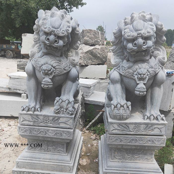 騰翔 石雕石獅子 大理石獅子 發(fā)貨及時