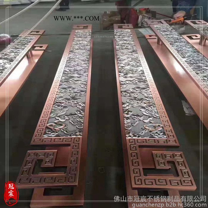 豪華氣派大門防瑪瑙不銹鋼拉手 不銹鋼鍍銅拉手 不銹鋼鈦金拉手