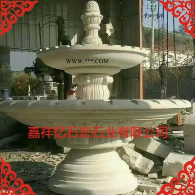 園林雕塑 石雕噴泉 石雕花盆 大理石噴泉 憶石宏 石雕石材