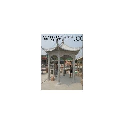 沐澤 石雕廠家 石雕涼亭大理石石材雕刻石亭子庭院公園休息納涼
