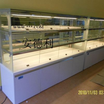 供應(yīng)安德利大理石面包展示柜 茶鏡臺面玻璃 深圳訂做大理石底座面包展示柜