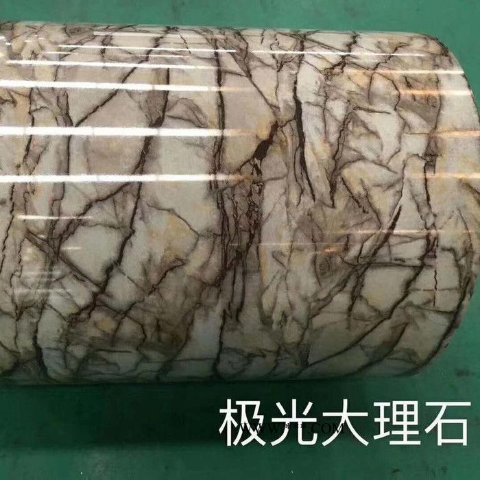 彩涂鋁卷  3004鋁鎂錳磚紋木紋裝飾鋁板 大理石印花裝飾鋁板 覆膜 壓瓦 開平 大理石花紋