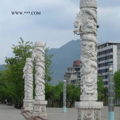 盤龍柱 龍柱 大理石盤龍柱 漢白玉龍柱 漢白玉盤龍柱 大理石龍柱 花崗巖盤龍柱 花崗巖龍柱