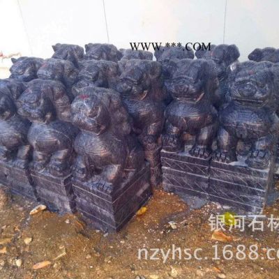 墓地石獅子大理石小石獅子 擺好位置方可達(dá)成良好的效應(yīng)