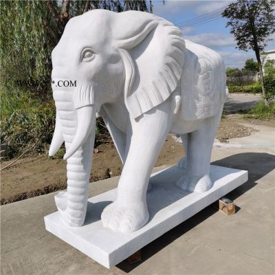 中輝 石雕青石獅子 大理石動物石雕 仿古石雕獅子 漢白玉石雕大象