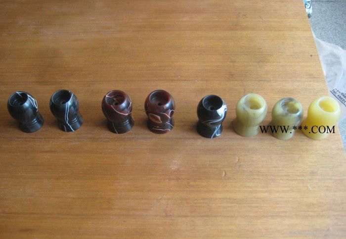 仿牛角花紋胡刷柄，流紋仿瑪瑙石、黑色大理石紋胡刷柄