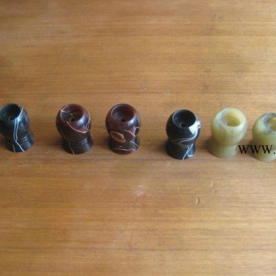 仿牛角花紋胡刷柄，流紋仿瑪瑙石、黑色大理石紋胡刷柄