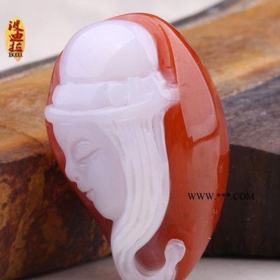 川東珠寶 **南紅瑪瑙精美手工雕刻拋光掛件 直銷67一72