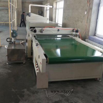 博陽BY-1300 大理石板淋涂機 竹木纖維UV淋涂機 背景墻淋幕機