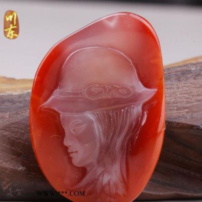 川東珠寶 **南紅瑪瑙精美手工雕刻拋光掛件 直銷49-54