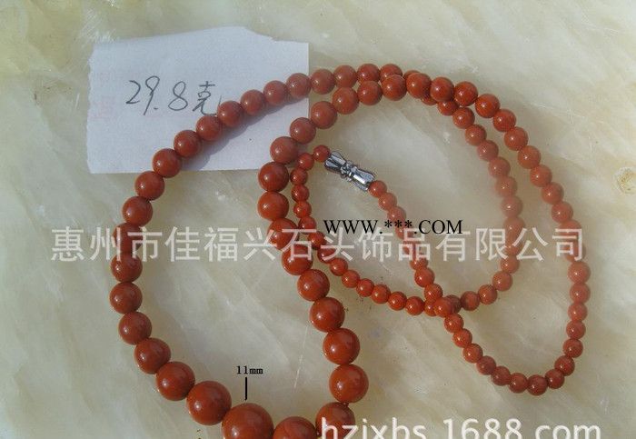 國(guó)寶級(jí)寶石-大涼山南紅瑪瑙  108顆 4-13mm大明輪塔珠鏈 珠子