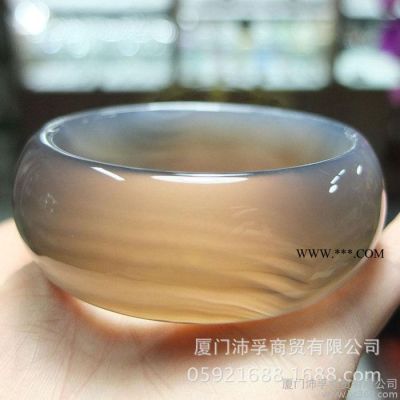 供應(yīng)沛孚珠寶原色無燒水墨寬版瑪瑙玉髓