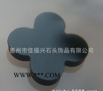 訂制 韓版飾品 瑪瑙四葉草黑瑪瑙四葉草 精美雙面手工拋光