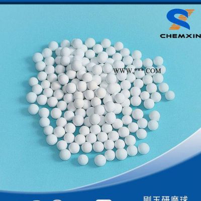批量不同直徑高耐磨耐腐蝕剛玉研磨球