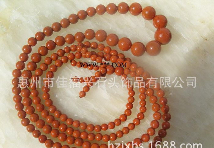 大涼山 美姑九口料 南紅瑪瑙/108顆塔珠鏈/時(shí)尚 毛衣鏈 珠子