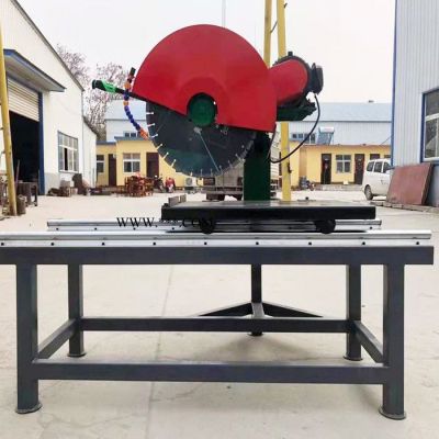 多功能4KW大型石材切割機 手推式大功率瓷片耐火磚花崗石大理石軌道切石機