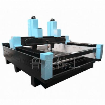 魯泉精工 花崗巖大理石重型石材雕刻機(jī) 全自動(dòng)數(shù)控雕刻機(jī)浮雕切割鉆孔倒邊一體機(jī)墓碑里程碑專用雕刻機(jī)