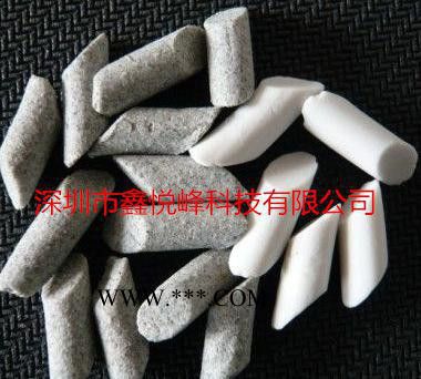 斜圓柱  白剛玉  磨料  研磨石