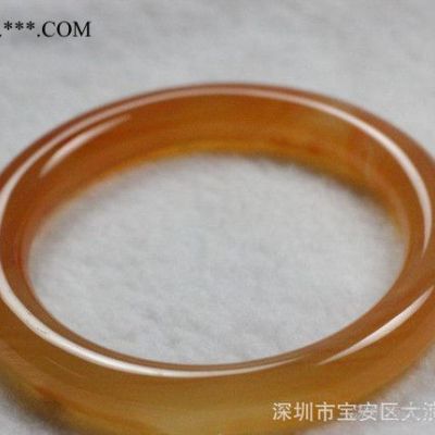 廠價直銷 天然黃白玉髓圓形手鐲 巴西  冰種玉髓瑪瑙手鐲批發(fā)