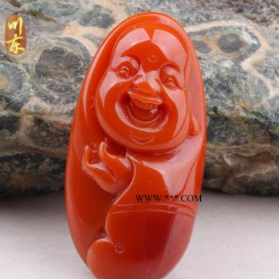 川東珠寶 南紅瑪瑙精美手工雕刻拋光掛件 直銷43-48