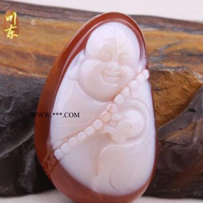川東珠寶 **南紅瑪瑙精美手工雕刻拋光掛件 直銷55-60