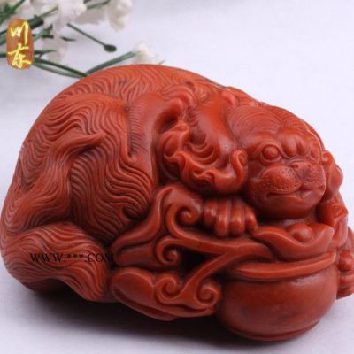川東珠寶 南紅瑪瑙精美手工雕刻手把件 直銷