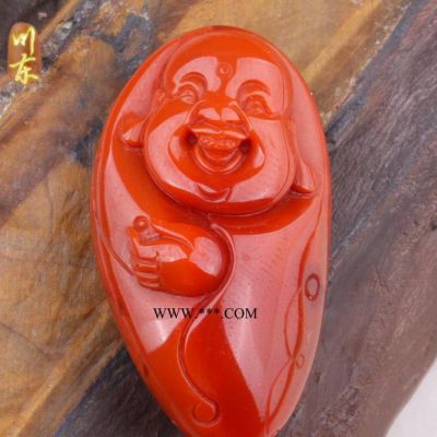 川東珠寶 南紅瑪瑙精美手工雕刻拋光掛件 直銷37-42