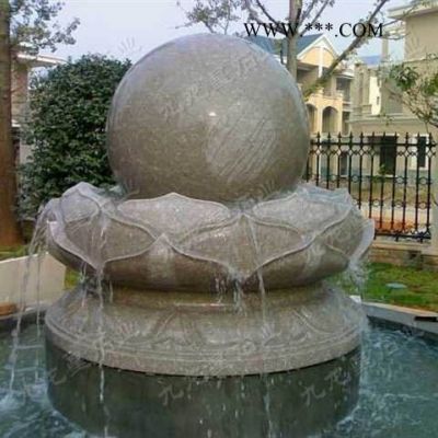 石材噴泉 大理石歐式噴泉  石雕風(fēng)水球水池