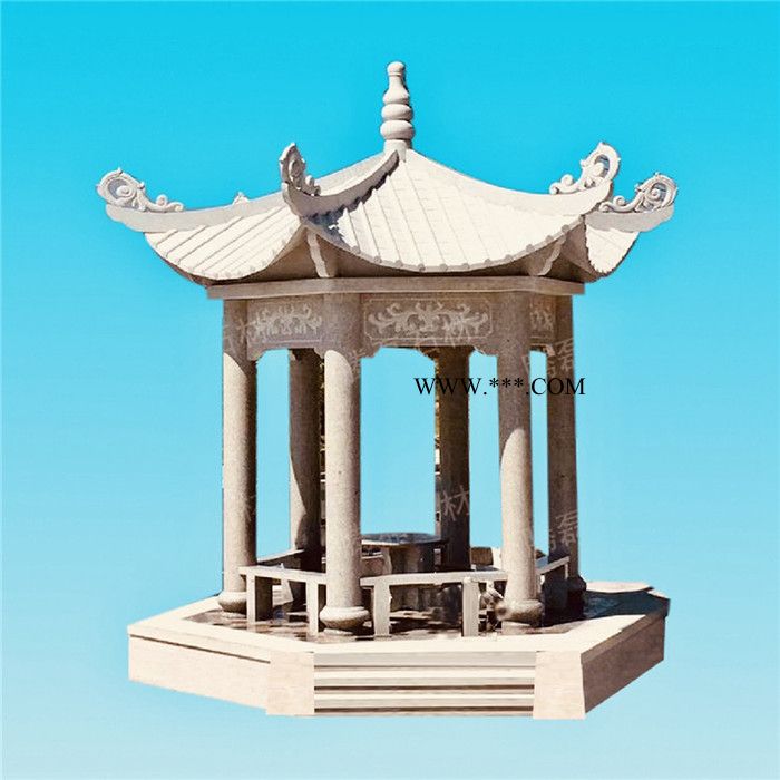 湖北定制石雕石亭 供應(yīng)大理石石亭子 園林石涼亭 量大優(yōu)惠
