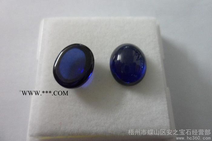 供應(yīng)批發(fā)AAA品質(zhì)藍(lán)剛玉8*10mm介面