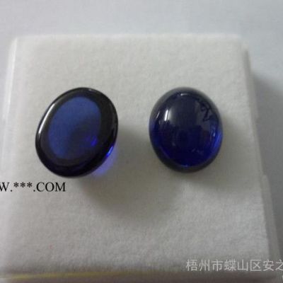 供應(yīng)批發(fā)AAA品質(zhì)藍(lán)剛玉8*10mm介面