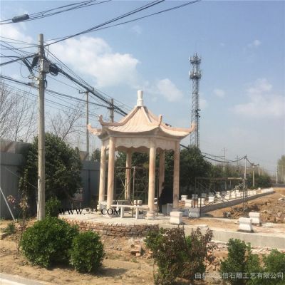 國(guó)信 青石石亭子  公園石涼亭 大理石 石涼亭廠家