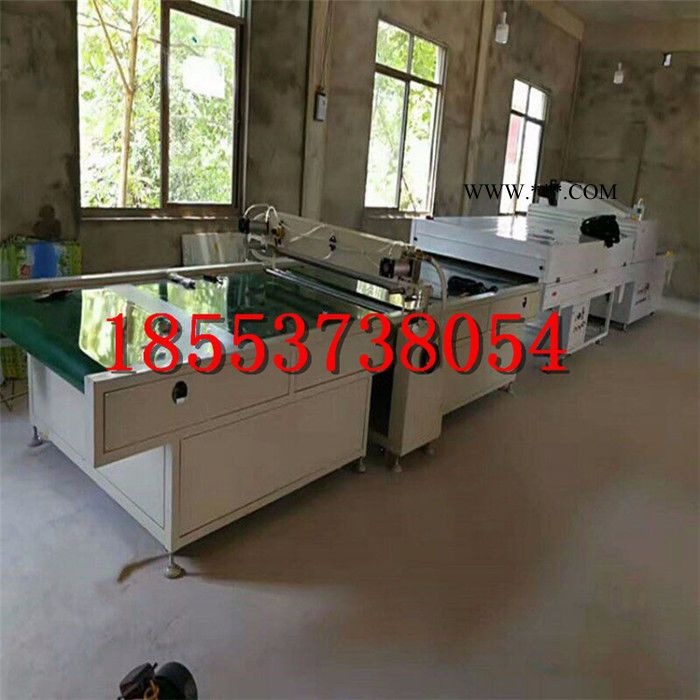 水晶板uv漆光固淋涂機 大理石瓷磚uv淋幕機 環(huán)保瓷磚uv光油淋涂機