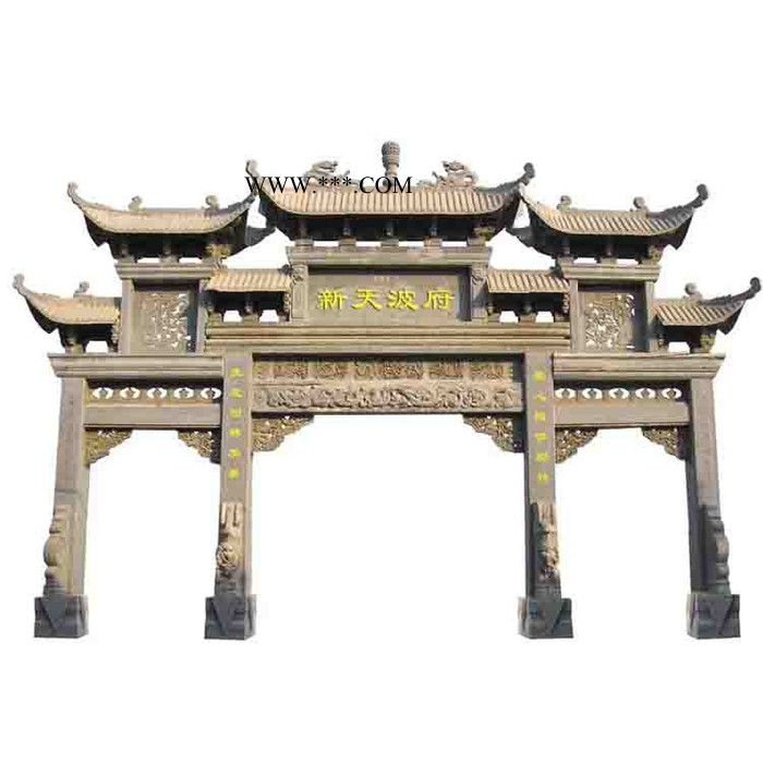 嘉祥石雕牌坊  家祠石牌坊 大理石牌樓  誠藝石業(yè)定制
