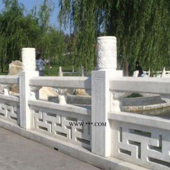 大理石欄桿石防護(hù)欄花崗巖石雕河道護(hù)欄漢白玉扶手庭院圍欄
